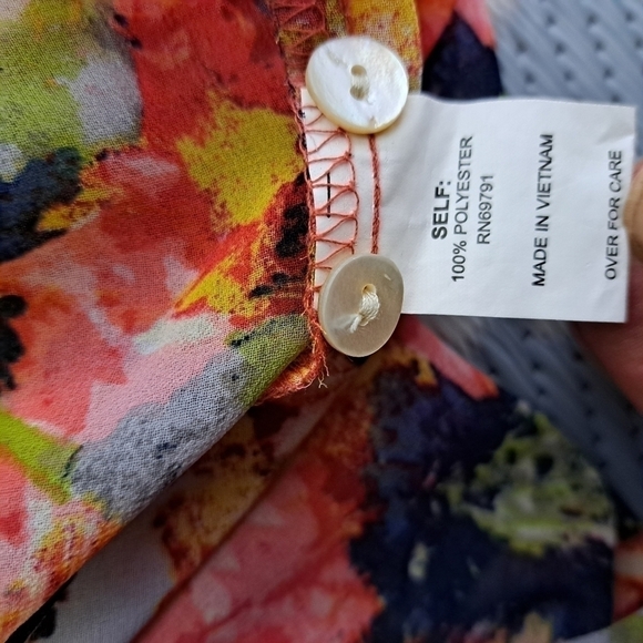 FIGUEROA & Flowers Floral Boho Blouse - Picture 8 of 9